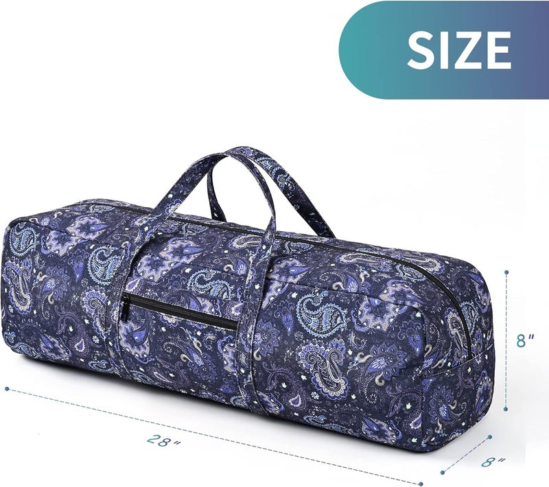 Boulder Bee | Yoga Mat Bag | Large Yoga Mat Carrier with Wet Pocket | Yoga Gifts | Gym Tote Bag for Women - Image 5